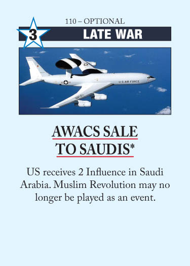 AWACS Sale to Saudis