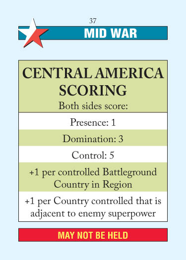 Central America Scoring Central America Scoring