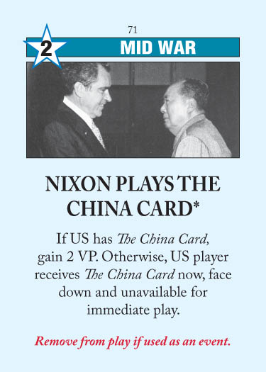 Nixon Plays the China Card